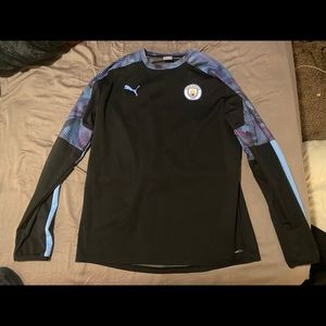Manchester City crop rain jacket